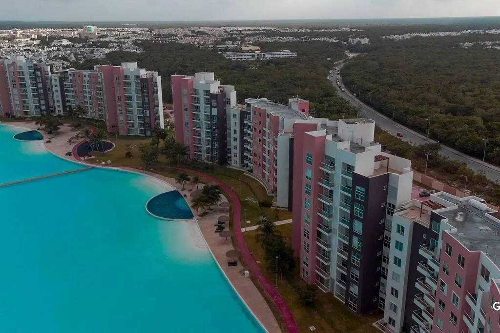 Apartment Dr02 Departamento Moderno Con Vista A La Laguna En Dream Lagoons Cancun Mexico