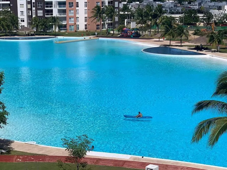 Apartment Dr02 Departamento Moderno Con Vista A La Laguna En Dream Lagoons Cancun