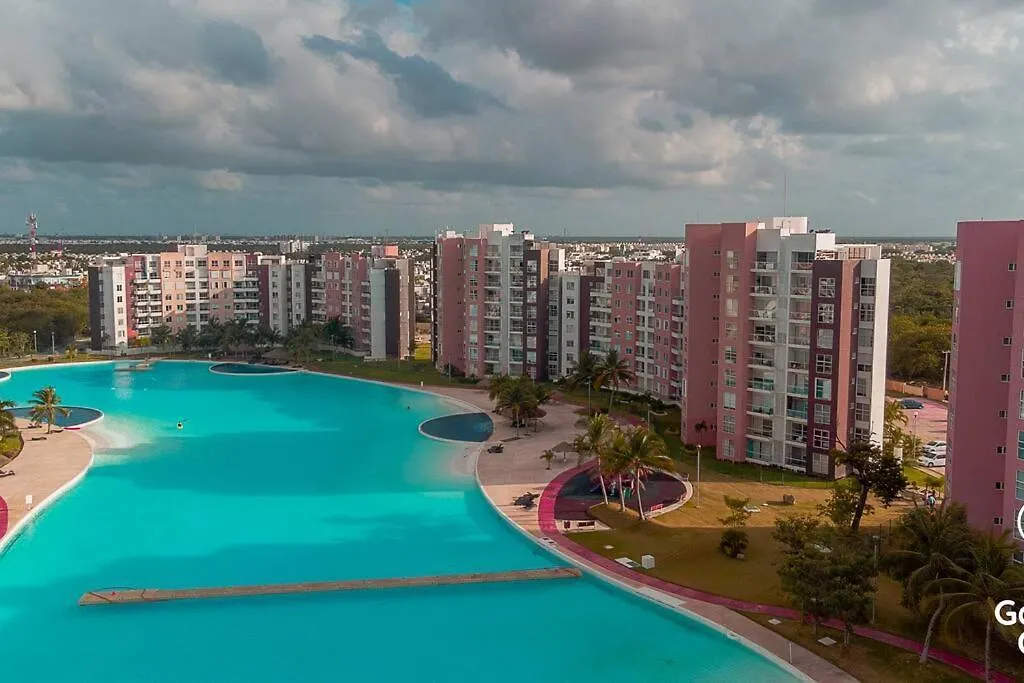 Dr02 Departamento Moderno Con Vista A La Laguna En Dream Lagoons Cancun