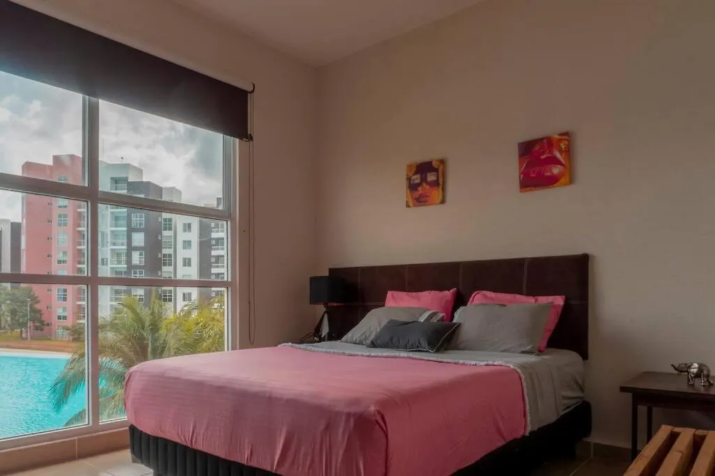 Apartment Dr02 Departamento Moderno Con Vista A La Laguna En Dream Lagoons Cancun