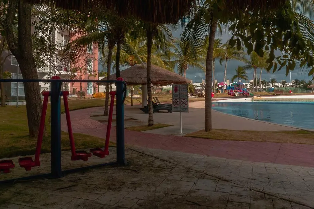 Dr02 Departamento Moderno Con Vista A La Laguna En Dream Lagoons Cancun Apartment